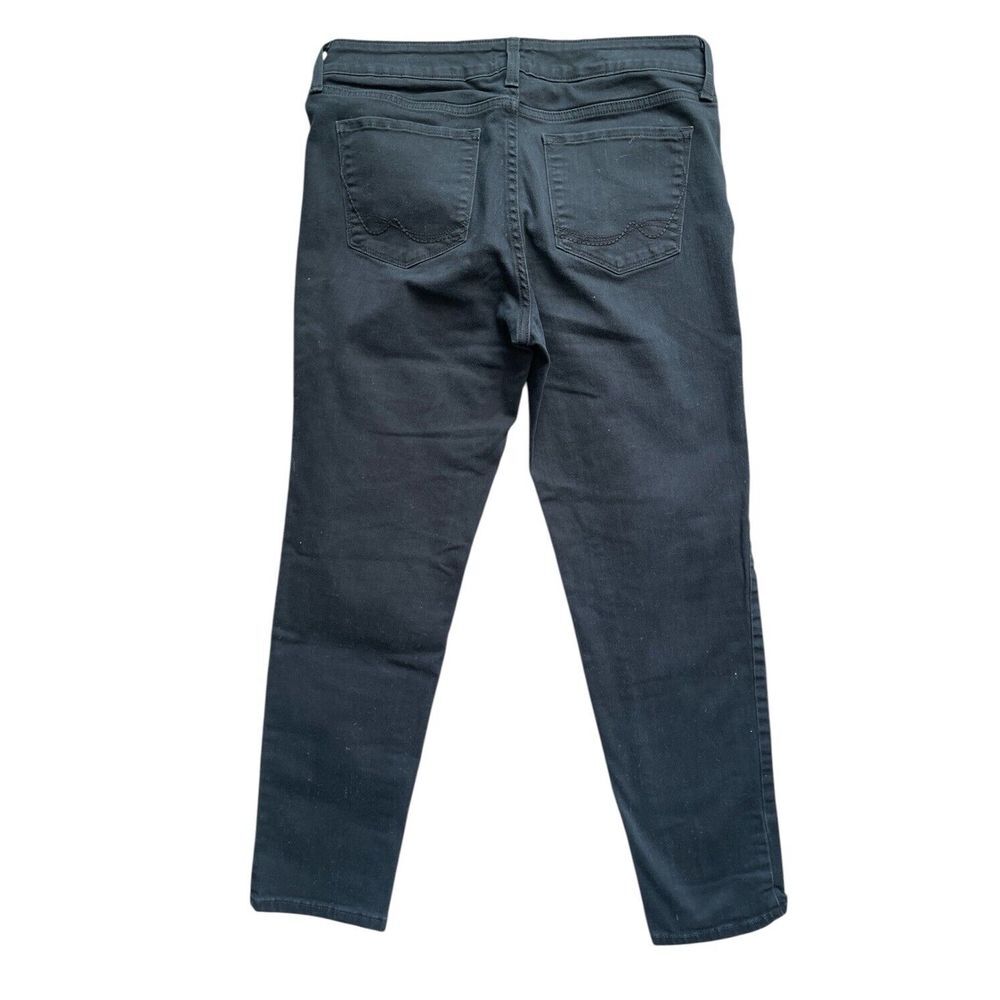 NYDJ Jeans Womens Size 6 Black Denim Lift Tuck Technology Straight Leg Stretch - Picture 3 of 3